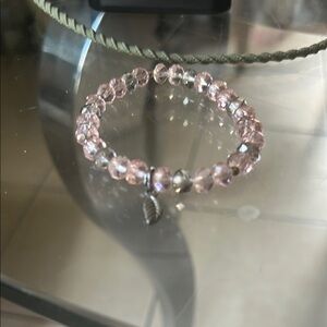 Elegant Pink Beaded Bracelet